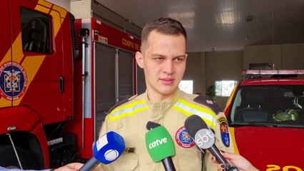 Combate ao incêndio que atingiu aviário durou mais de 2 horas, relata Tenente