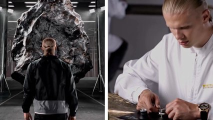 ¿Erling Haaland diseñador de relojes? Así comparte su colaboración con Breitling