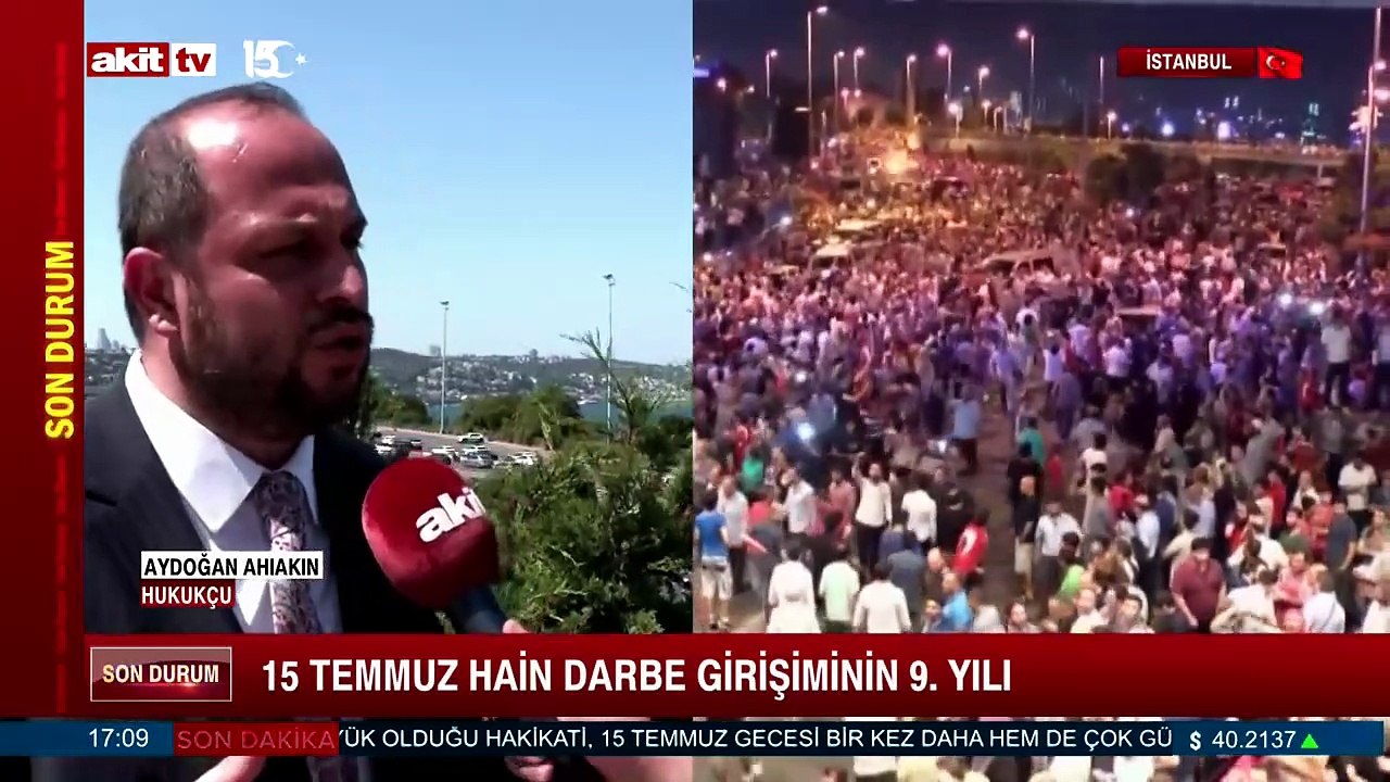 Hukukçu Aydoğan Ahıakın, 15 Temmuz gecesi yaşananları ve gündemi değerlendirdi