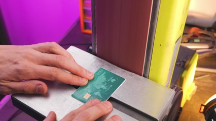 From credit card to card game! DIY transformation