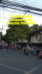 F. Andres Street in Barangay Rosario, Pasig City in the Philippines