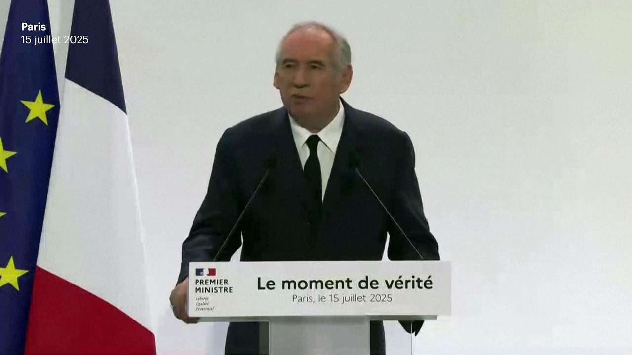 Le surendettement est une « malédiction qui n'a pas d'issue », assure Bayrou