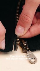 Zipper hack that actually works