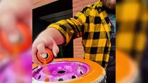 Can You Drive on This? Pipe Wheel Experiment Gets Wild! 🛠️🚗