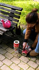 How To Make Cement Pots from Cola Bottles! ♻️🏺