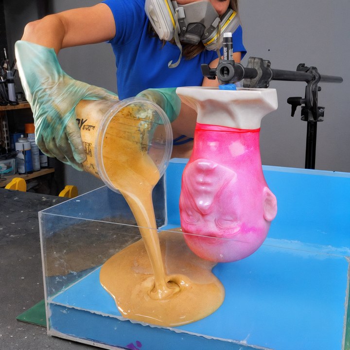 DIY Carbon Fiber Hat with Anime Cyberpunk Vibes