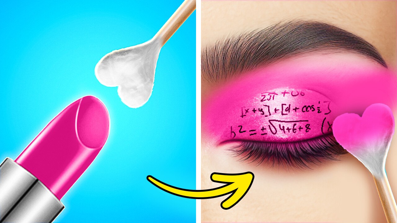 SOIS AU TOP EN UNE MINUTE 💄👄 Idées maquillage faciles & éblouissantes et relooking de 123 GO! Genius