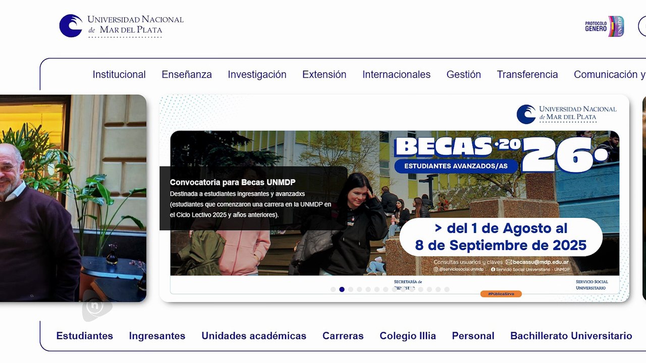 LA UNMDP ABRE LA INSCRIPCIÓN A SUS BECAS 2026