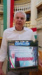 Manifesti di FdI per chiedere le dimissioni di Massari. La video risposta del sindaco