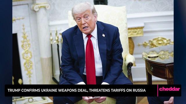 Trump Confirms Ukraine Weapons Deal, Threatens Tariffs on Russia