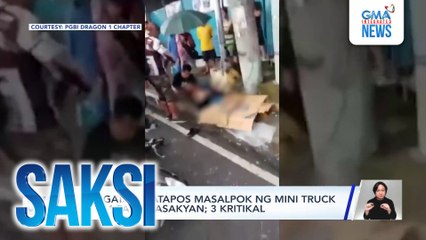 6 sugatan matapos masalpok ng mini truck ang 4 pang sasakyan; 3 kritikal | Saksi