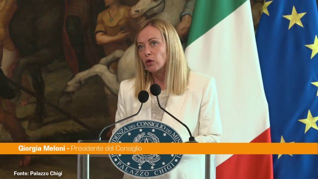 Dazi, Meloni Scongiurare guerra commerciale Usa-Ue