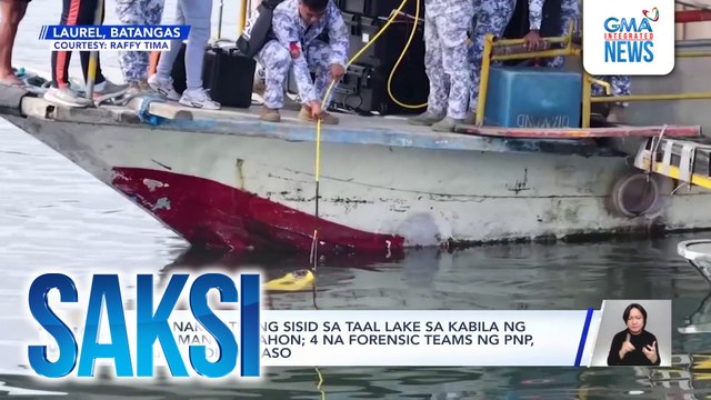 Isa sa mga butong narekober, pinaniniwalaang mula sa balakang ng tao; pagkababad ng mga buto sa asupre ng Taal, hamon sa DNA testing | Saksi