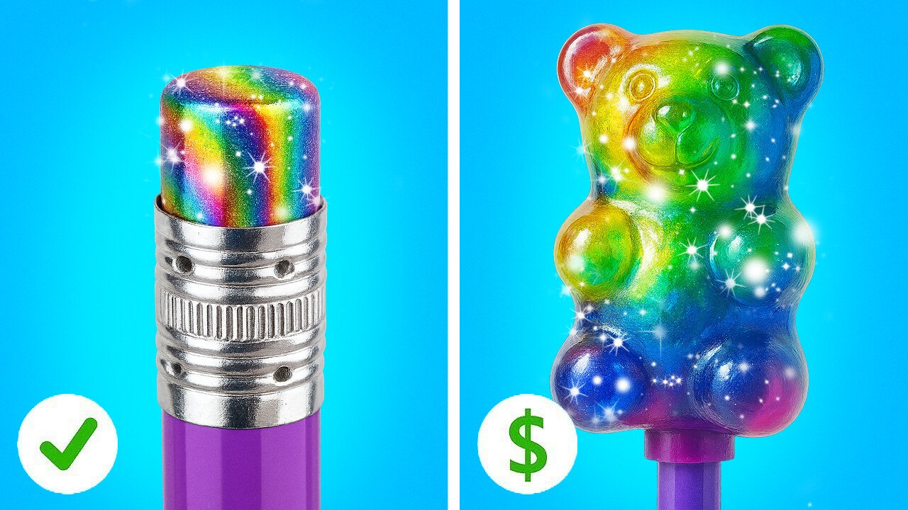 BONNES ASTUCES D'ÉCOLE & IDÉES FOURNITURES SCOLAIRES DIY : Défi d'Art Élève vs Prof par 123 GO! Like