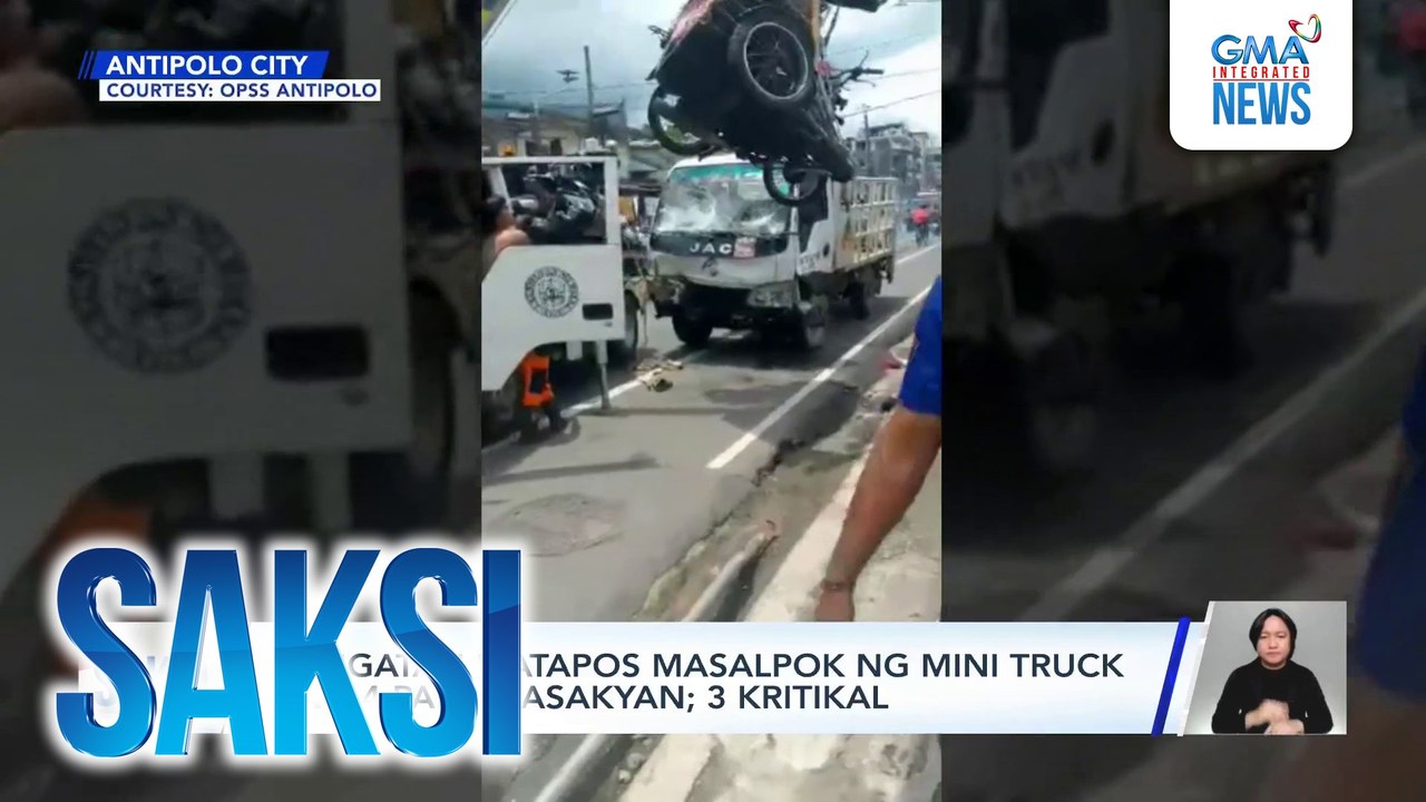 Saksi: (Part 1) Pagsalpok ng mini truck sa 4 pang sasakyan; Buy-bust operation, nauwi sa habulan at pagpapaputok ng baril; Missing sabungero