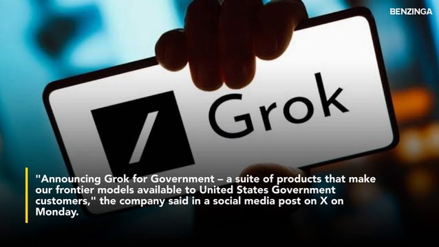 Elon Musk's xAI Launches 'Grok For Government' After Winning $200 Million Pentagon Contract