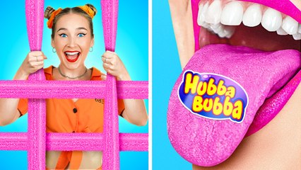 DES FAÇONS ÉTRANGES DE CACHER DES BONBONS 😋🍬 Astuces de génie & Moments drôles par 123 GO! Genius