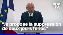 Budget 2026, dette, jour fériés...La conférence de presse de François Bayrou en intégralité