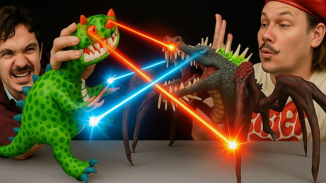 ⚠️ DIY LEGO Dinosaur Vs Real-Life Monster Beast - The Ultimate DIY Clash Begins!