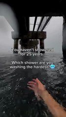 where are you showering the hardest？ 🥶❄️