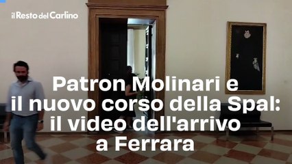Patron Molinari e il nuovo corso della Spal: il video dell'arrivo a Ferrara