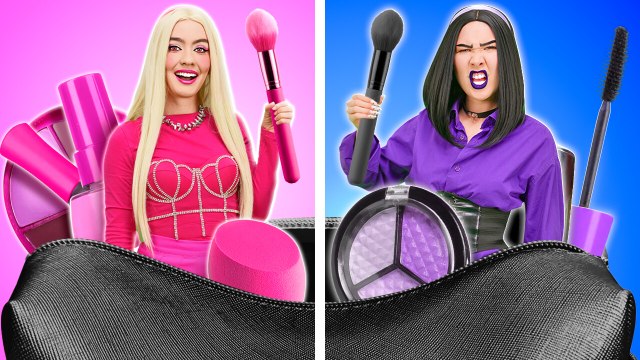 BARBIE POPULAIRE VS EMO : CRÉATIONS SCOLAIRES || Incroyable Relooking de Poupée par 123 GO! SCHOOL