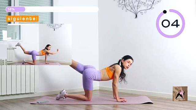 Rutina para abdomen plano y glúteos redondos