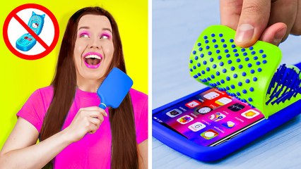 COMMENT CACHER VOTRE TÉLÉPHONE À L'ÉCOLE || Idées scolaires DIY & moments drôles par 123 GO! Genius