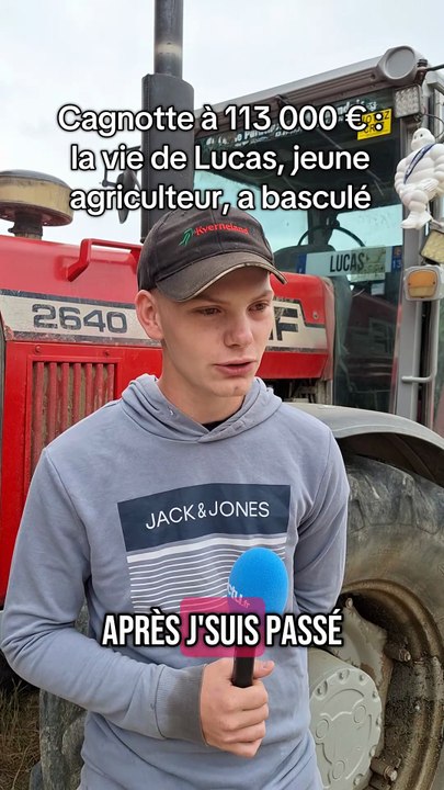 La cagnotte pour Lucas, jeune agriculteur du Lot-et-Garonne, atteint 113 000 €