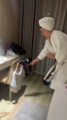 Woman Uses Hair Dryer on Clothes, Causes Short Circuit and Sparks