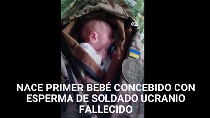 Nace el primer bebé concebido con el esperma de un soldado ucranio fallecido