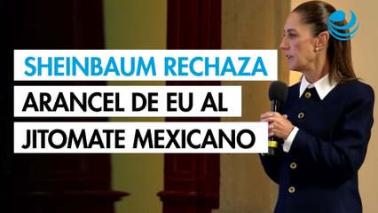 Sheinbaum rechaza arancel de EU al jitomate mexicano