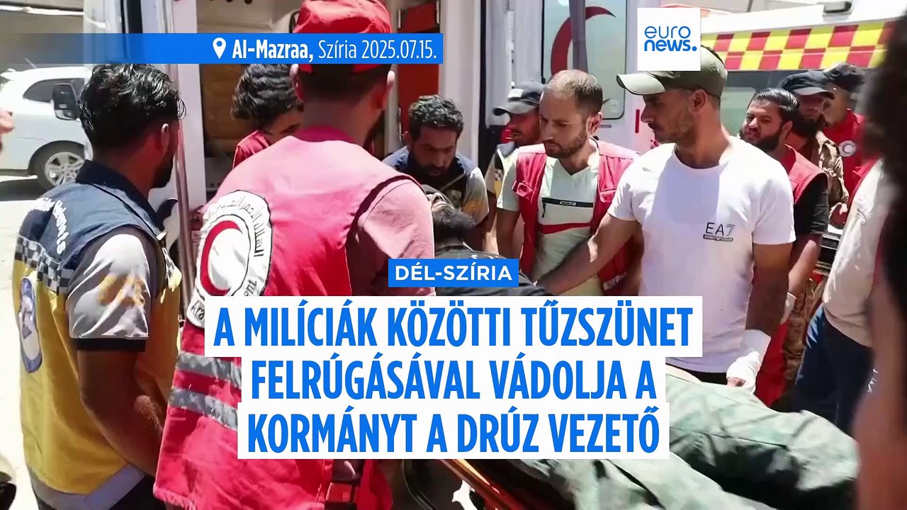 A Dél-szíriai területek fegyveres csoportjai közötti tűzszünet felrúgásával vádolja a kormányt egy drúz vezető