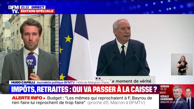 François Bayrou doit recevoir les parlementaires du socle commun à la suite des annonces sur le budget 2026