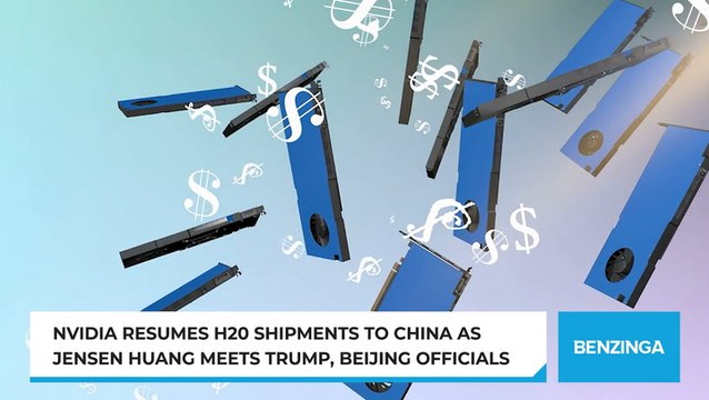 Nvidia Resumes H20 Shipments To China As Jensen Huang Meets Trump, Beijing Officials
