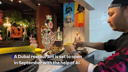AI "chef" creates menu for new Dubai restaurant