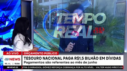 Tesouro Nacional paga R$ 1,5 bilhão em dívidas | TEMPO REAL