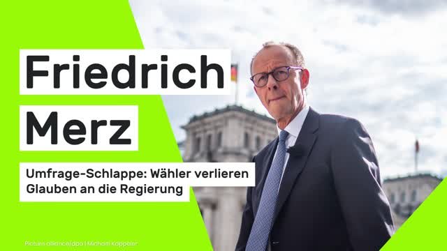 Umfrage-Schlappe für Friedrich Merz: Wähler verlieren Glauben an die Regierung