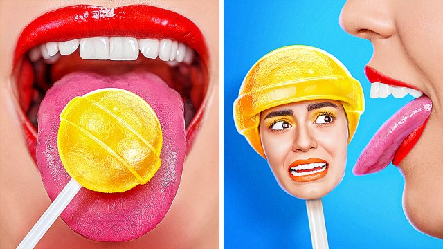 IMAGINE QUE VOS BONBONS PRÉFÉRÉS PRENNENT VIE ! SITUATIONS DRÔLES PAR 123 GO! FOOD