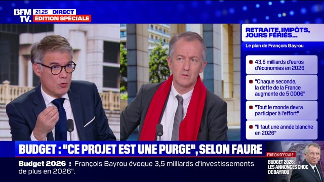 Annonces de François Bayrou: La seule perspective possible, c'est la censure , annonce Olivier Faure, premier secrétaire du Parti socialiste