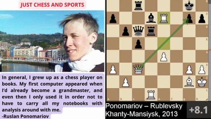 Ruslan Ponomariov winning chess games. Part 1
