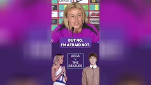 ABBA or The Beatles?? It's a no brainer for Leah Williamson