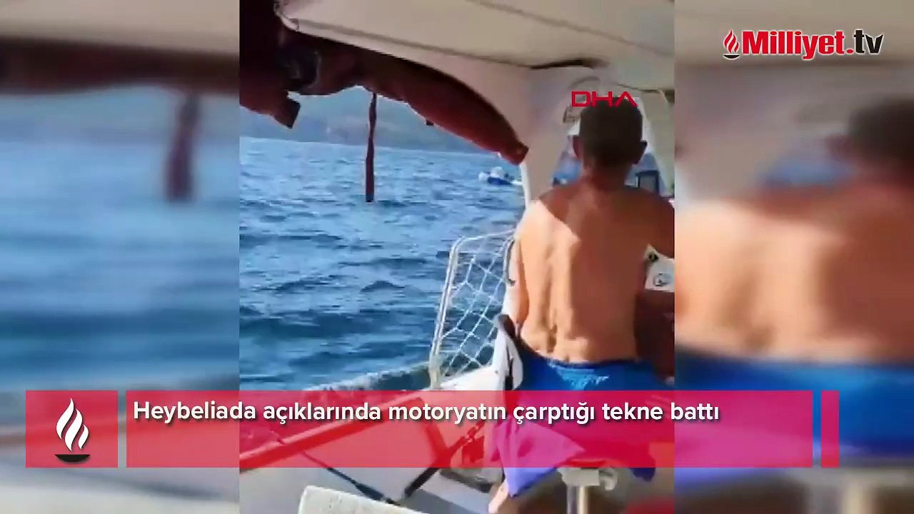 Heybeliada açıklarında feci kaza! Motoryat tekneye çarptı: 7 kişi kurtarıldı
