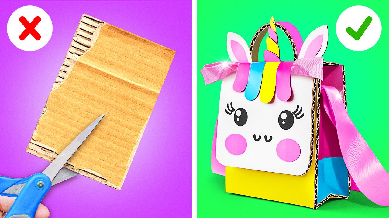 CRÉATIONS GÉNIALES EN CARTON || Astuces parentales brillantes et créations DIY par 123 GO! Genius