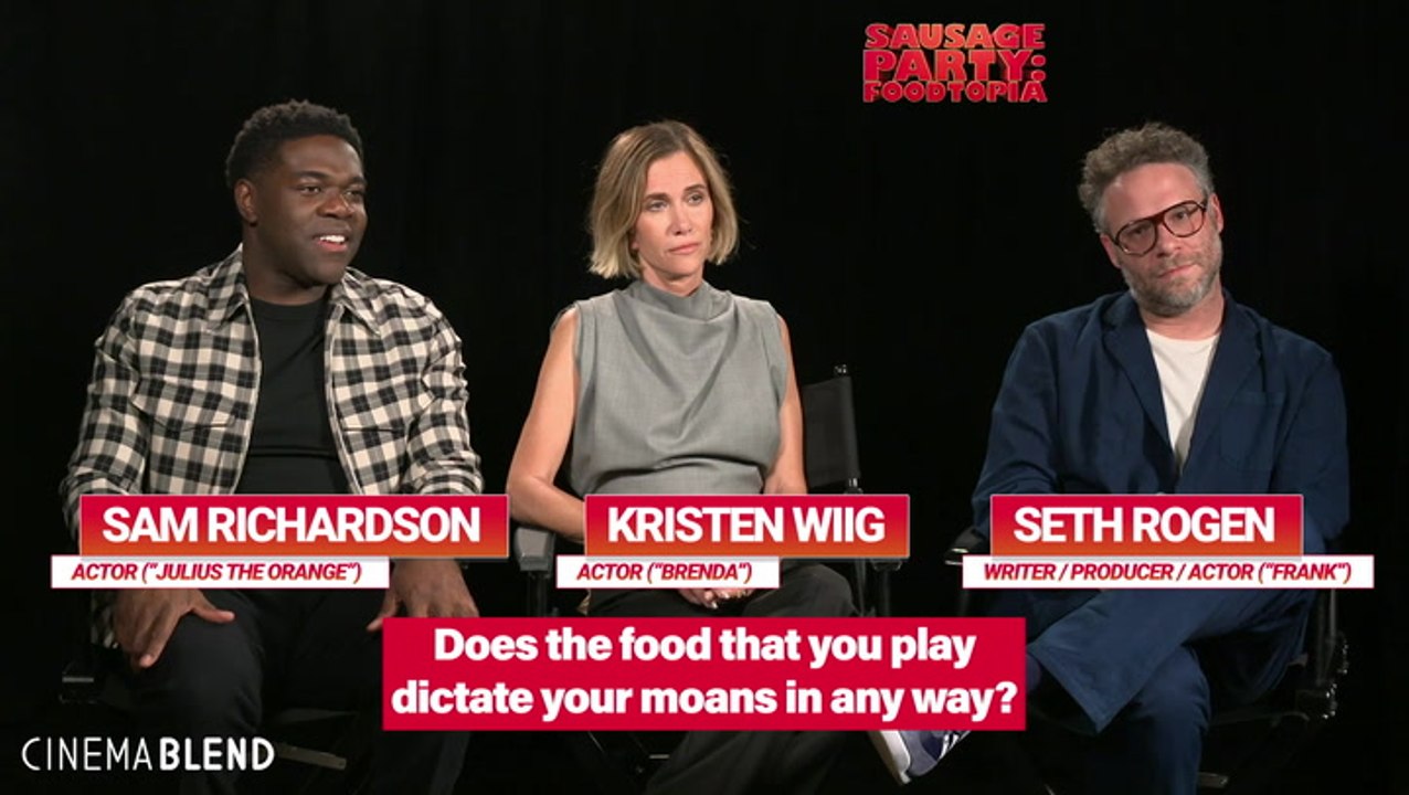 Seth Rogen And The 'Sausage Party' Cast On What It Was Like Recording Those Food Orgy Scenes