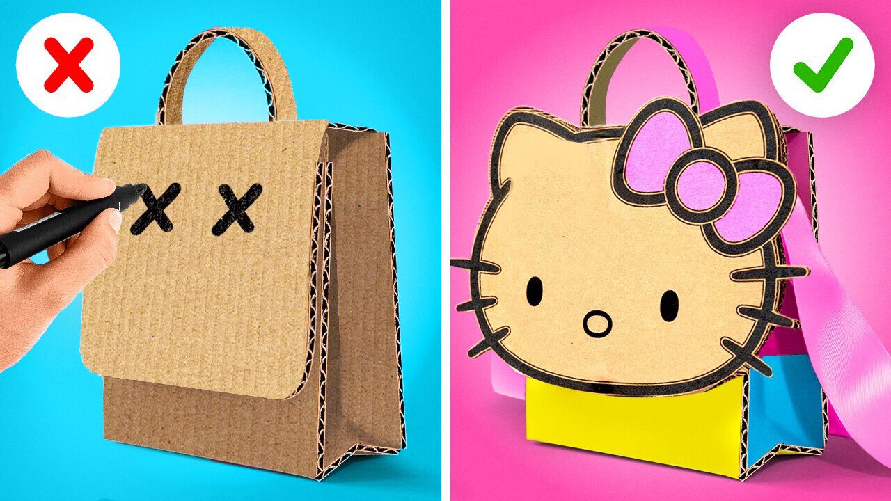 CRÉATIONS UNIQUES EN CARTON À CRÉER : Distributeur de Bonbons DIY & Astuces de Recyclage par 123 GO!