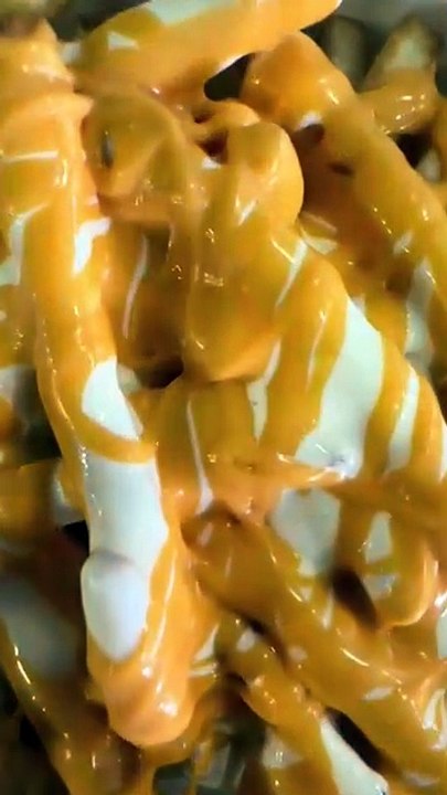 Fries with cheese sauce and cheddar #BR3 #BR3Food #streetfood #FoodLover #foodies