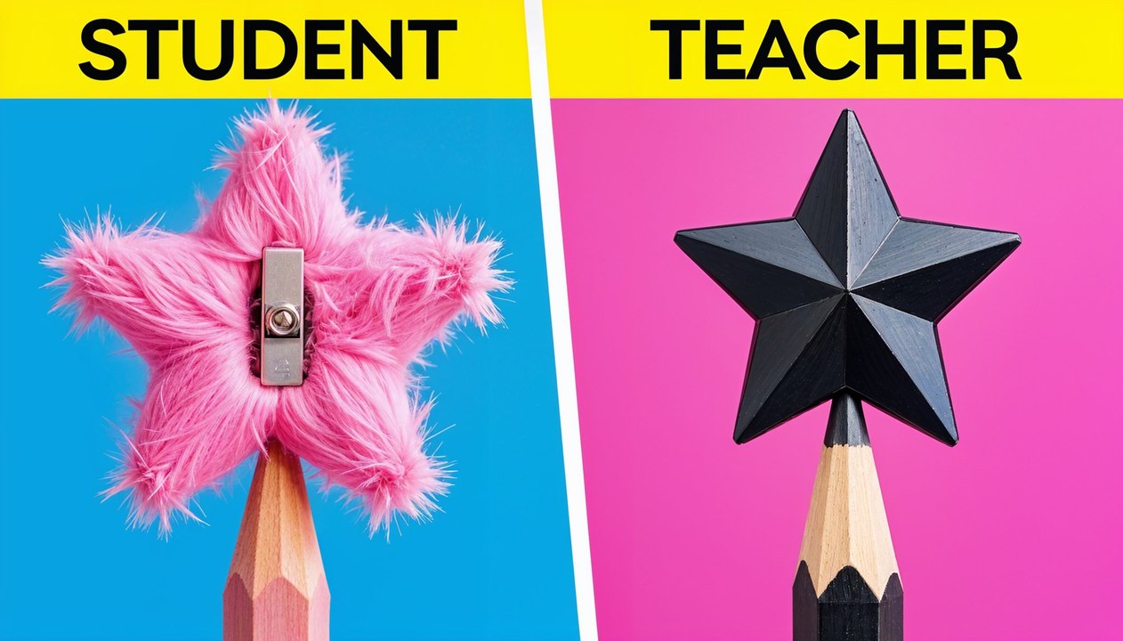 QUI DESSINE MIEUX ? : ASTUCES DRÔLES POUR LA RENTRÉE ! & Idées DIY faciles par 123 GO!