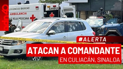 🚨¡Última Hora! Atacan a comandante en Culiacán, hay una mujer herida