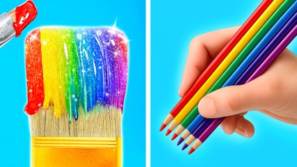 Défi d'art arc-en-ciel ! 🌈✨ Qui peut créer le chef-d'œuvre le plus coloré ? par 123 GO! CHALLENGE